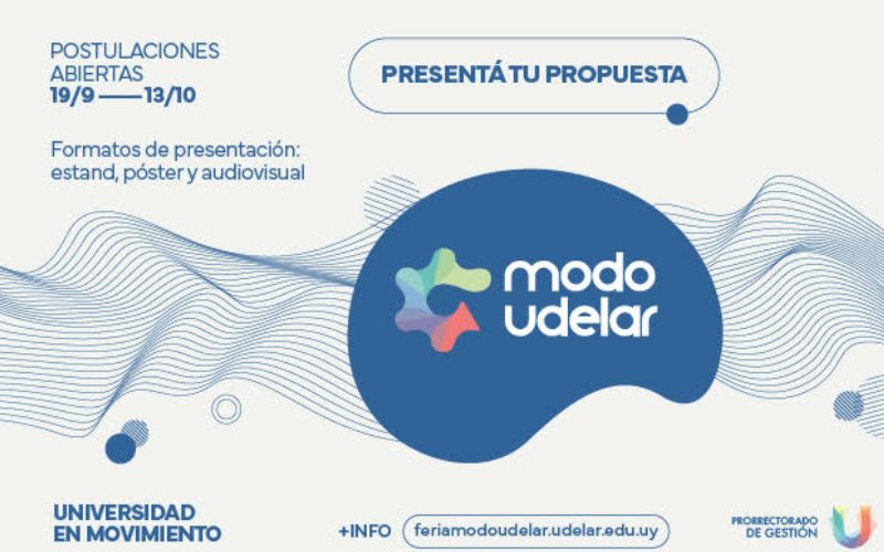 Feria Modo Udelar, convocatoria a presentar proyectos