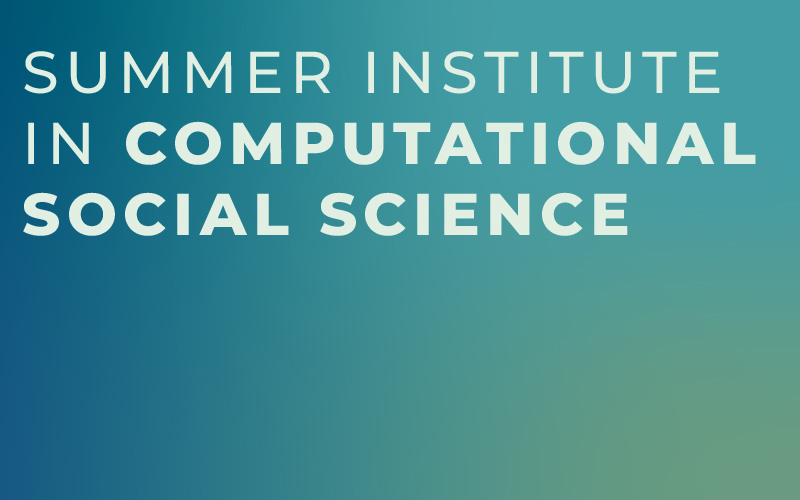 Instituto de Verano en Ciencias Sociales Computacionales