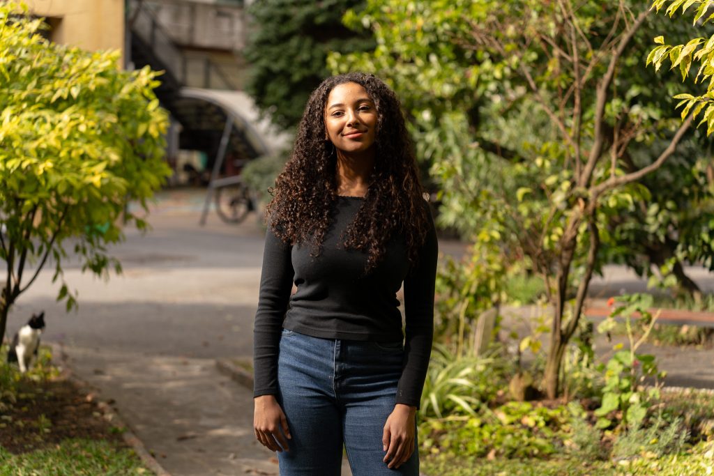 Naomi Liste, estudiante de la Facultad de Psicología de Udelar